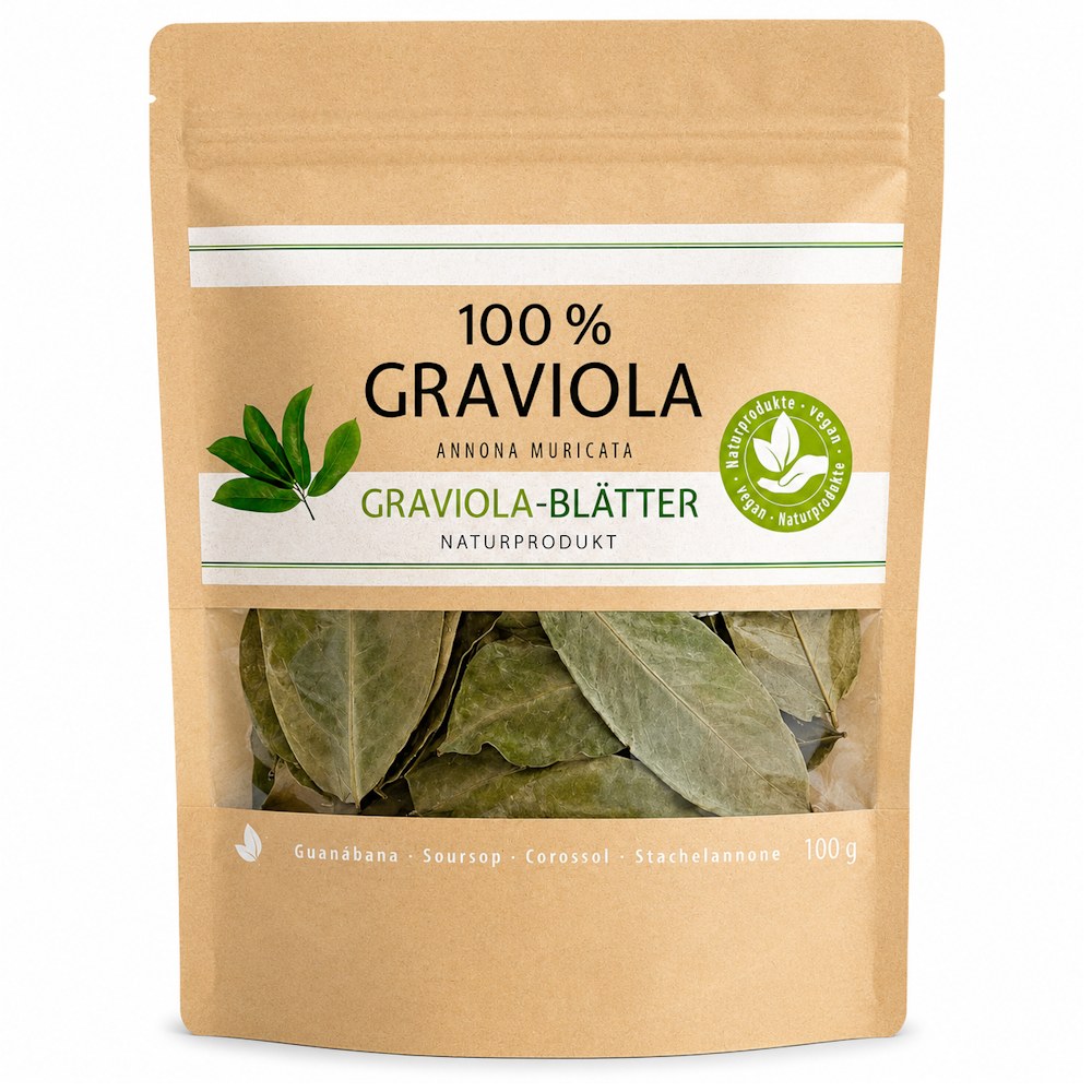 100 g SOURSOP-LEAVES - Wild harvest / Vegan