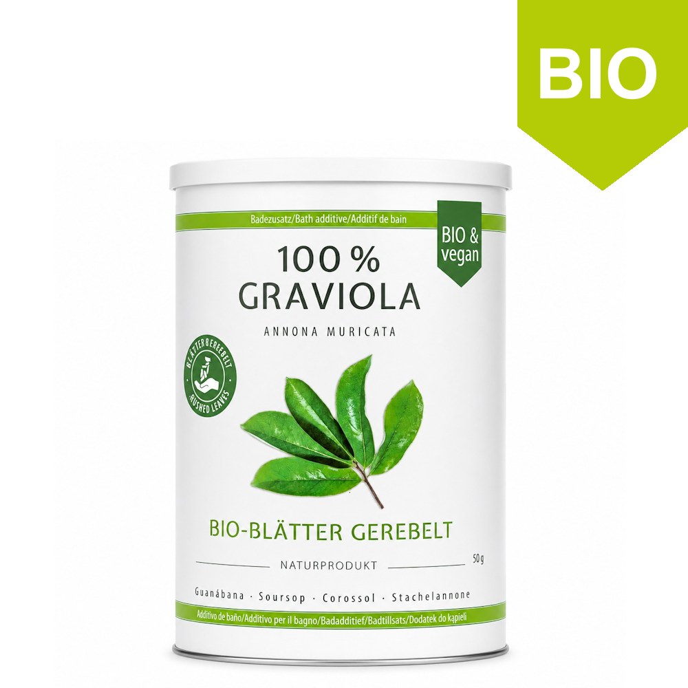 100% BIO-GRAVIOLA-BLÄTTER gerebelt (50g)